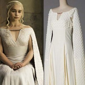 Chic Strapless Cream Dress